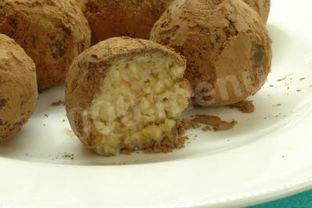 Миндальные трюфели