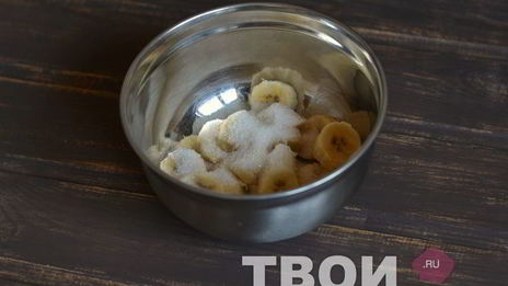 быстрое банановое мороженое с шоколадом