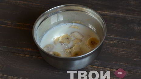 быстрое банановое мороженое с шоколадом