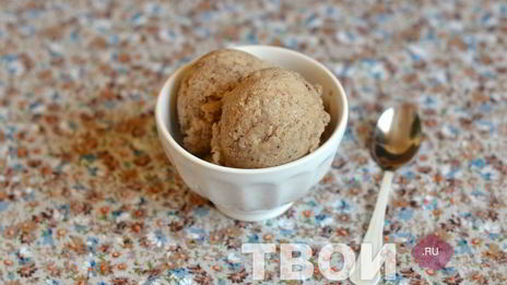 быстрое банановое мороженое с шоколадом