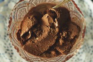 Итальянское шоколадное мороженое Gelato