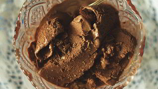 Итальянское шоколадное мороженое Gelato