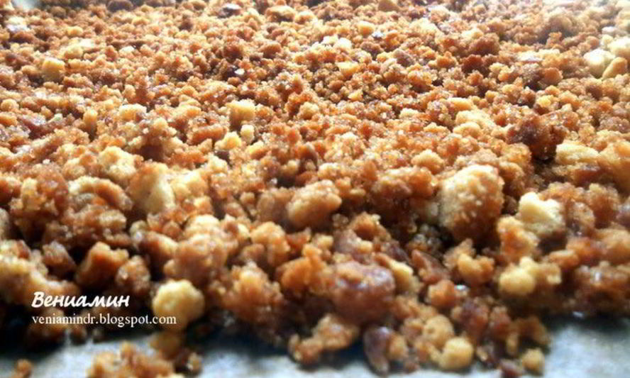 Рецепт хрустящей пряничной крошки для мороженого