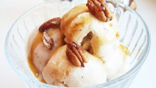 Легкое банановое мороженое с кленовым сиропом