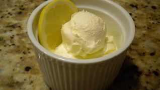 Лимонное мороженое