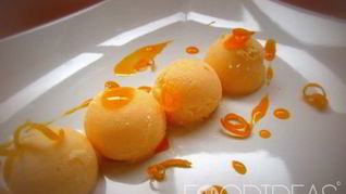 Мандариновое мороженое