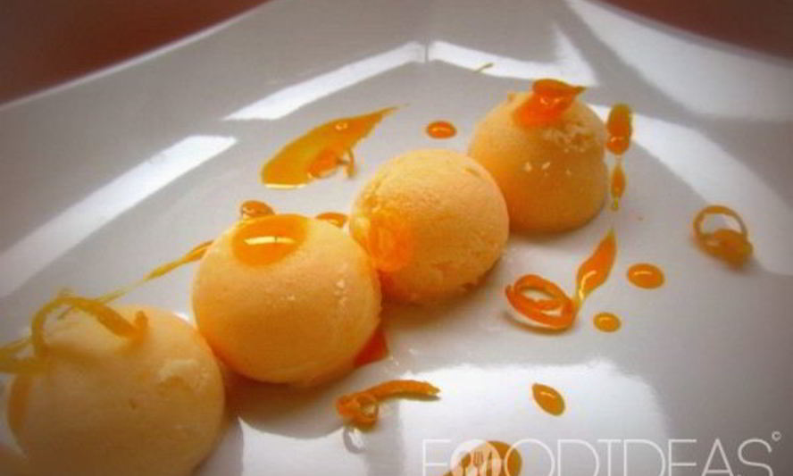 Рецепт мандаринового мороженого