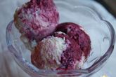 Мороженое черносмородиновое