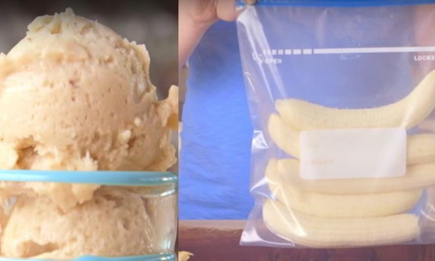Рецепт мороженого из банана