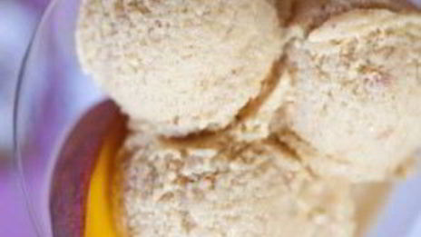 мороженое из персиков