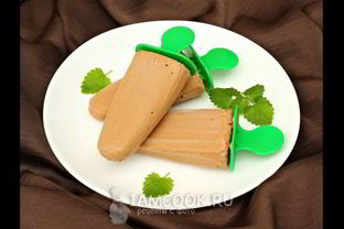 Мороженое из шоколада и зефира