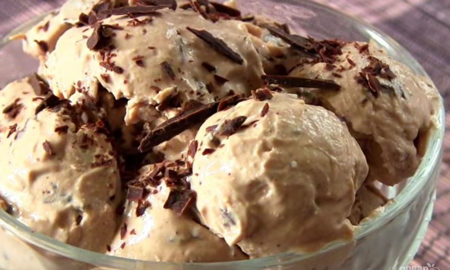 Рецепт мороженого из творога с шоколадом