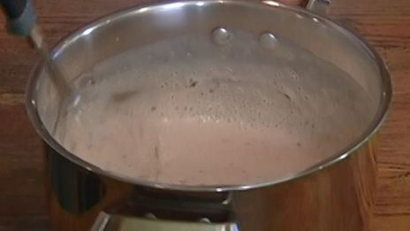 мороженое с лепестками роз