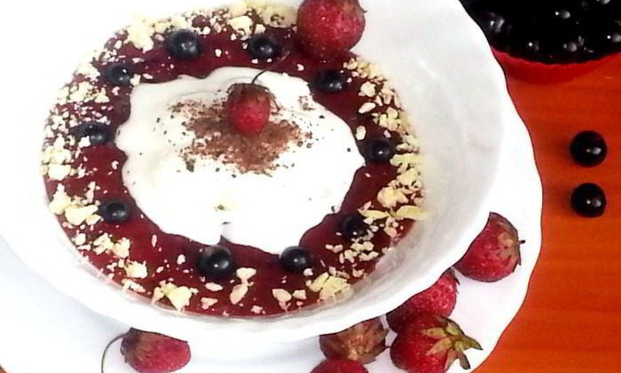 Рецепт мороженого в ягодном раю