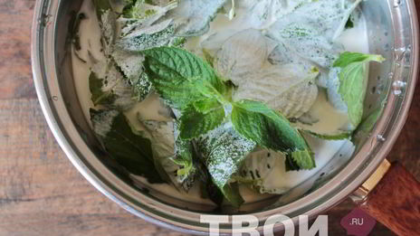 мятное мороженое