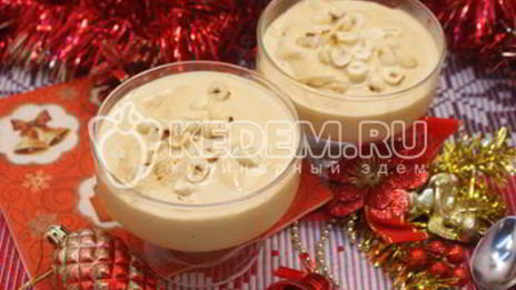 новогодний десерт-мороженое крем-брюле