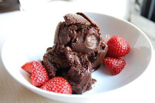 Постное шоколадное мороженое