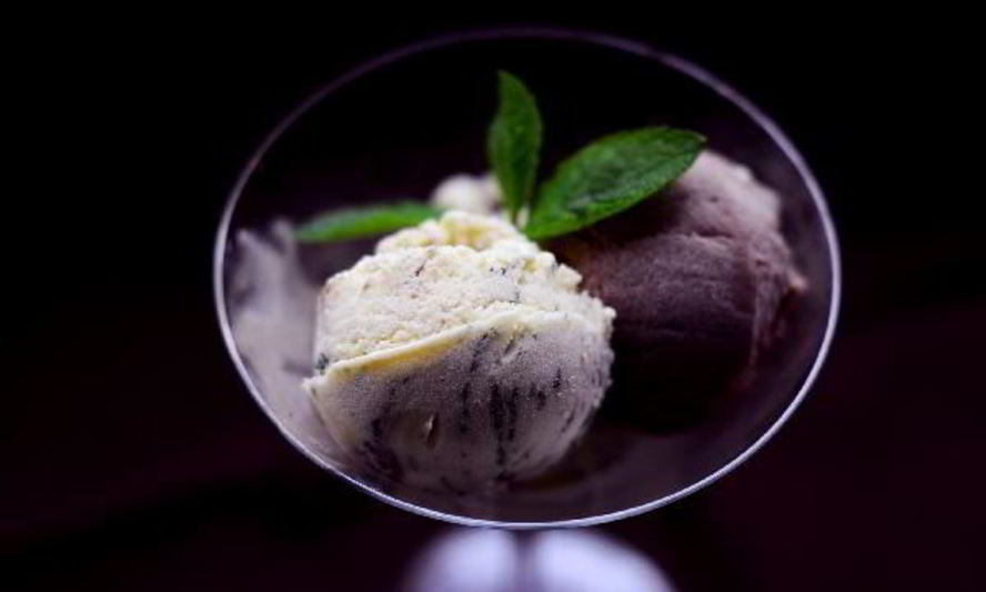 Рецепт шоколадного и мятного мороженого