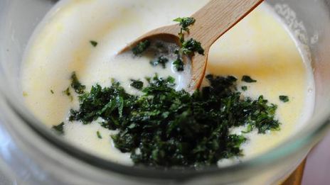 шоколадное и мятное мороженое