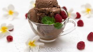 Шоколадное мороженое