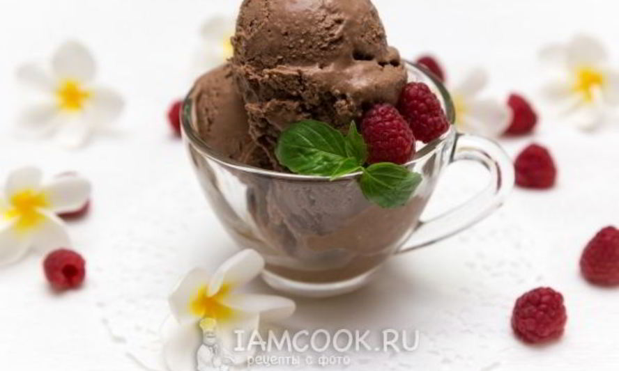 Рецепт шоколадного мороженого