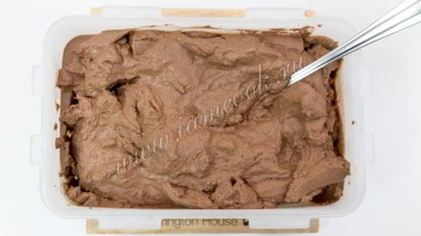 шоколадное мороженое