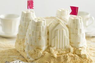 Торт-мороженое Песочный замок