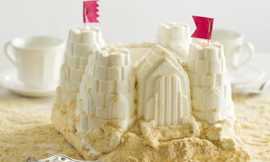 Рецепт торта-мороженого песочного замок