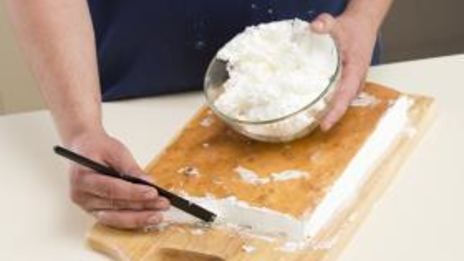 торт-мороженое песочный замок