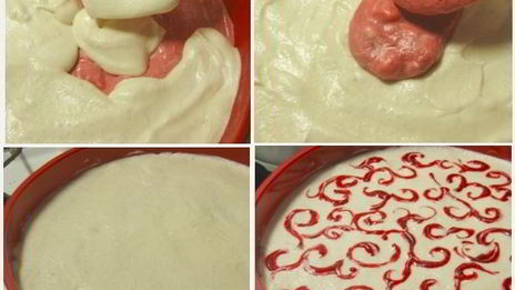 торт-мороженое розовые грезы