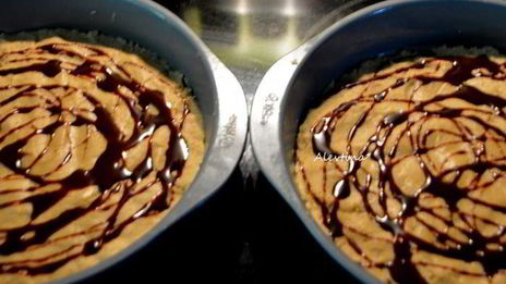 торт-мороженое с ирисовым соусом