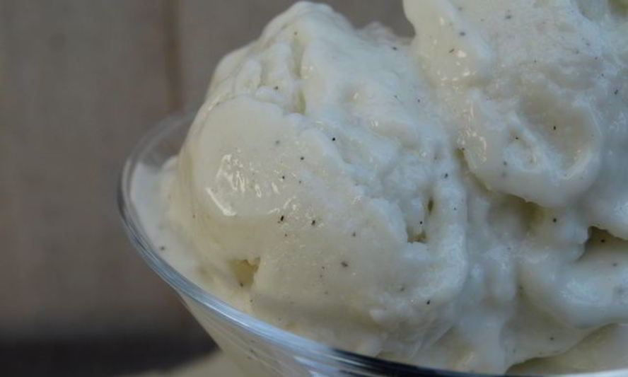 Рецепт ванильного мороженого