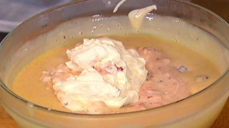 ягодное мороженое