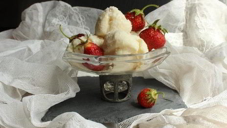 зефирно-кокосовое мороженое