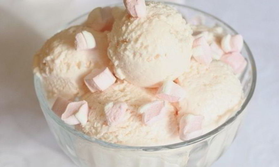 Рецепт зефирного мороженого