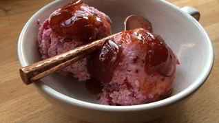 Зимнее мороженое Тайская овсяная клюква