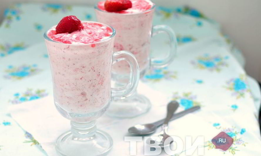 Рецепт клубничного мусса
