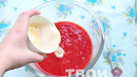 клубничный мусс