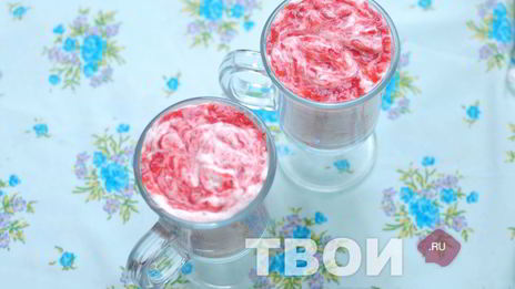 клубничный мусс