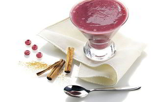 Клюквенный мусс