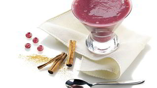 Клюквенный мусс