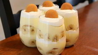 Творожно-банановый мусс