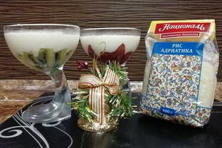 Нежный рисово-творожный десерт