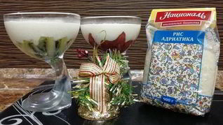 Нежный рисово-творожный десерт