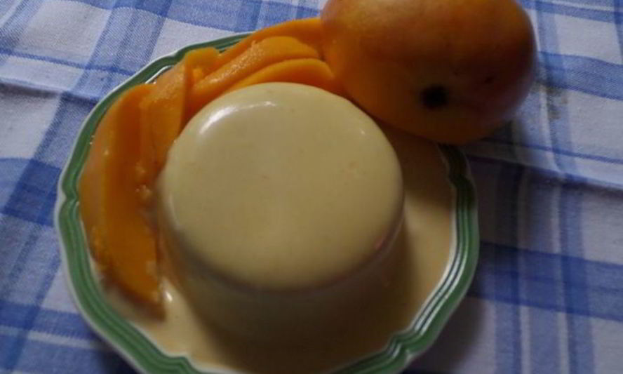 Рецепт панны котта с манго