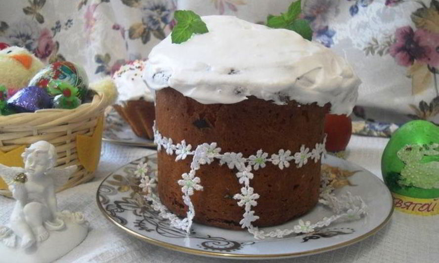 Рецепт ароматного кулича с мятой