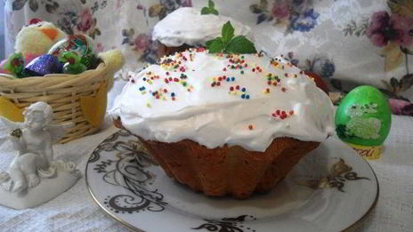ароматный кулич с мятой
