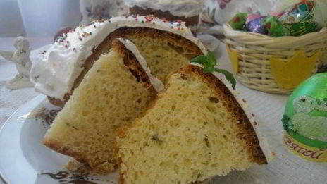 ароматный кулич с мятой
