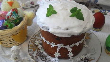 ароматный кулич с мятой