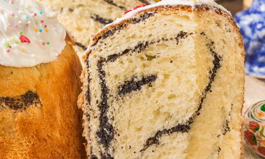 Рецепт ажурного макового кулича